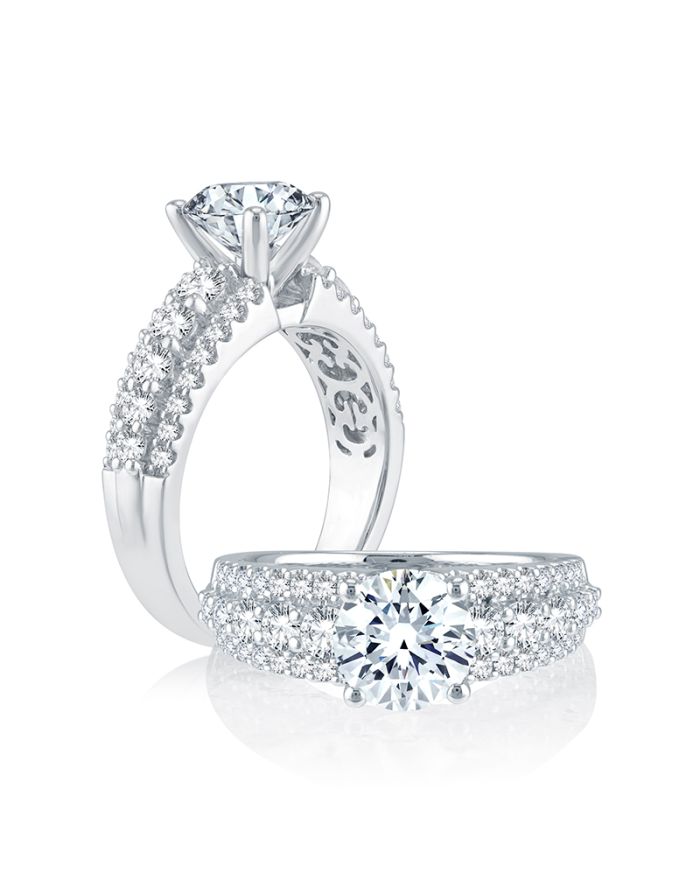Royale Diamond Semi Mount Engagement Ring