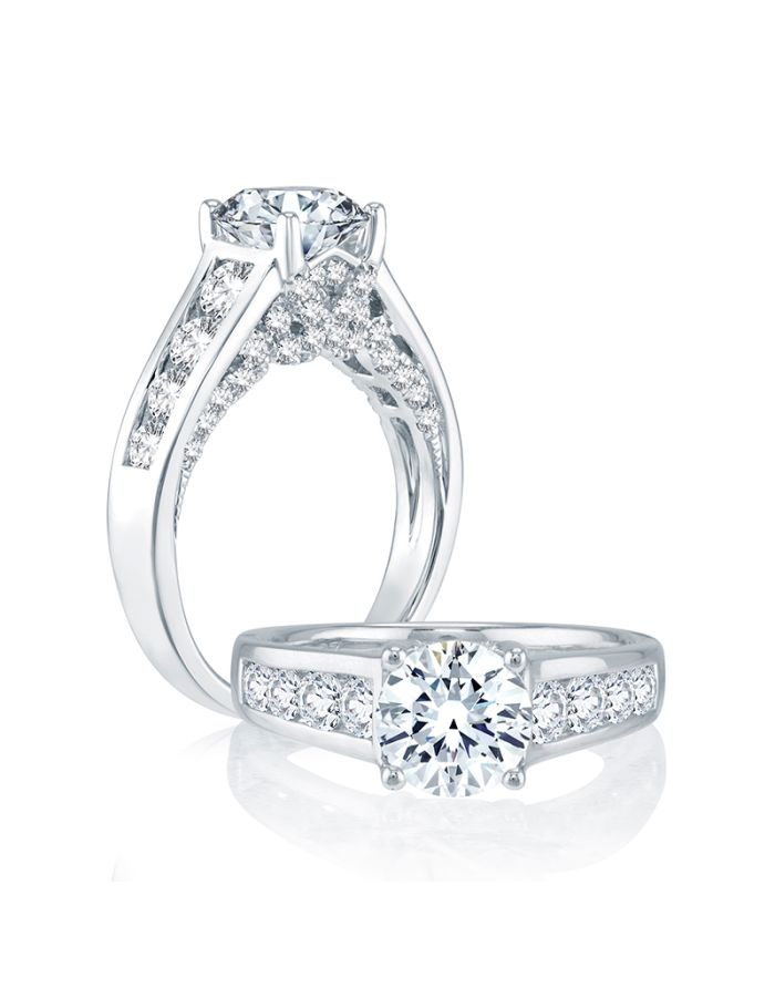 Royale Diamond Semi Mount Engagement Ring