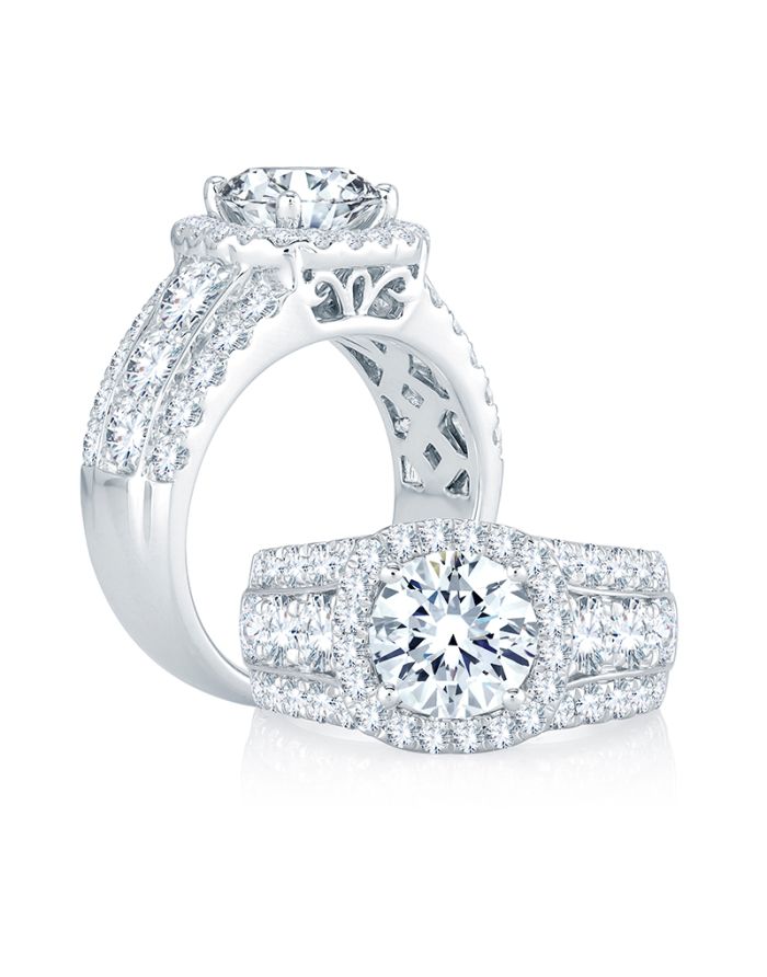 Royale Diamond Semi Mount Engagement Ring