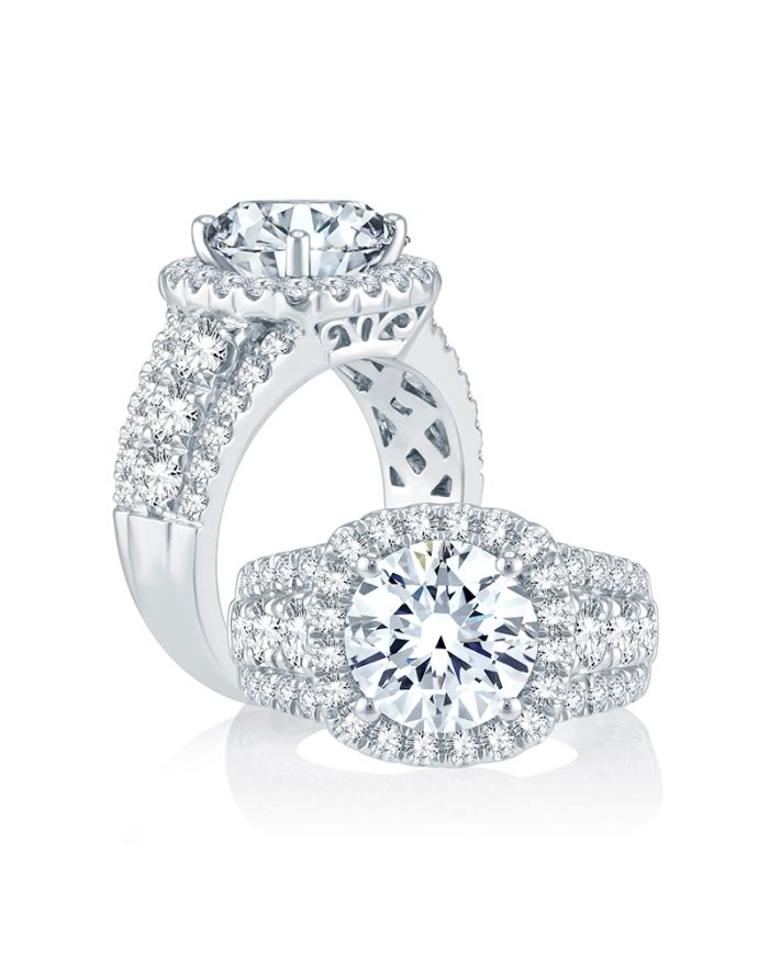 Royale Diamond Semi Mount Engagement Ring
