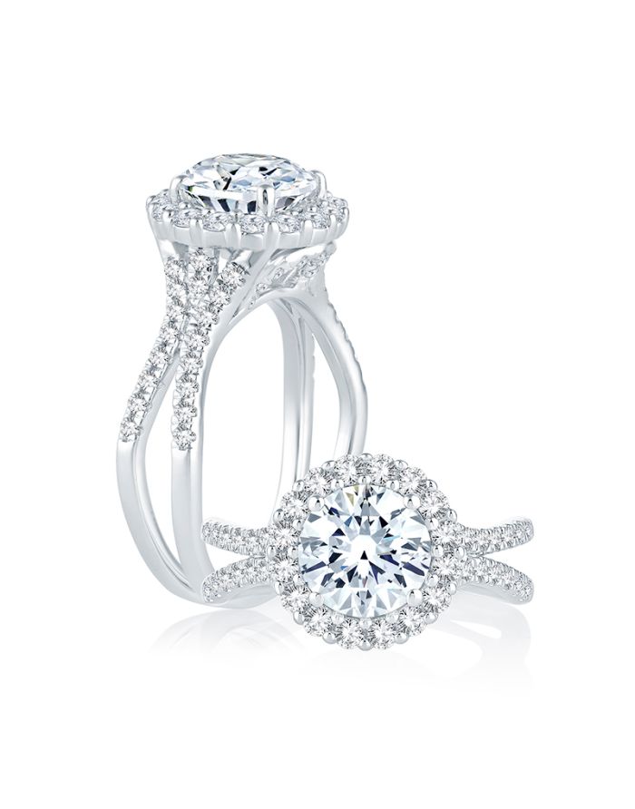 Royale Diamond Semi Mount Engagement Ring