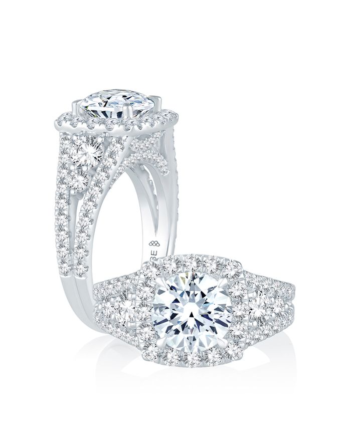 Royale Diamond Semi Mount Engagement Ring