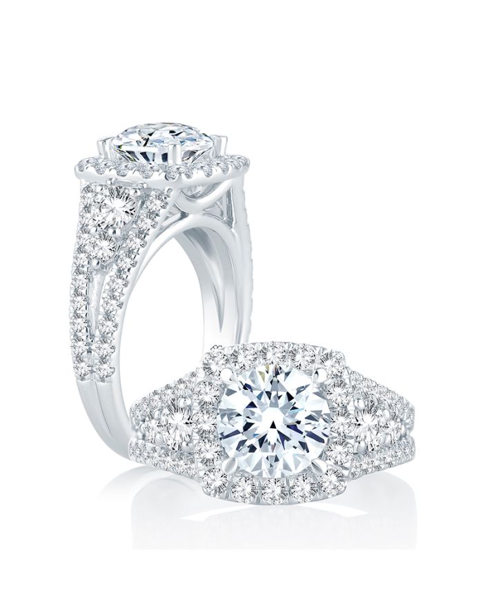 Royale Diamond Semi Mount Engagement Ring