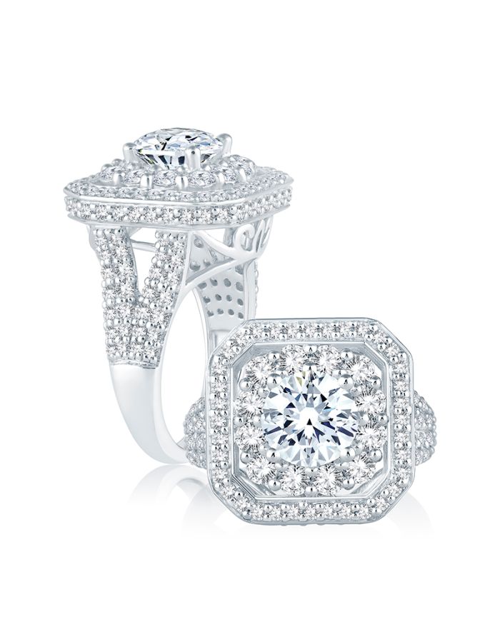 Royale Diamond Semi Mount Engagement Ring