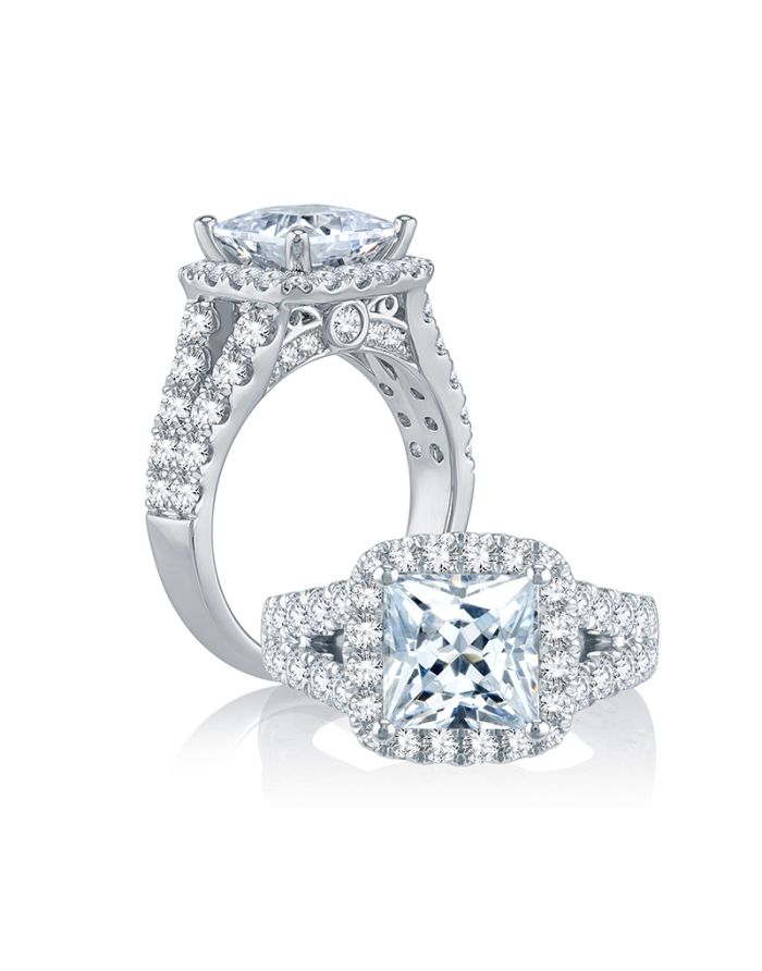 Royale Diamond Semi Mount Engagement Ring