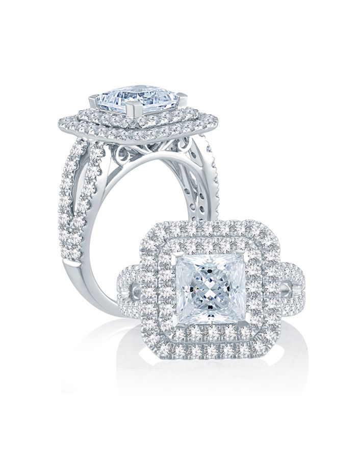 Royale Diamond Semi Mount Engagement Ring