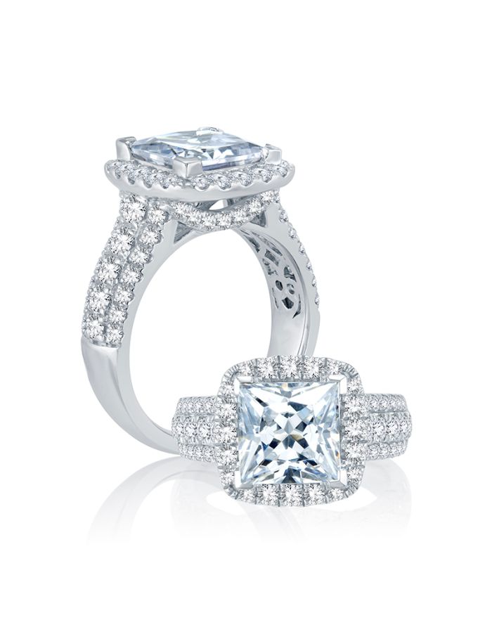 Royale Diamond Semi Mount Engagement Ring