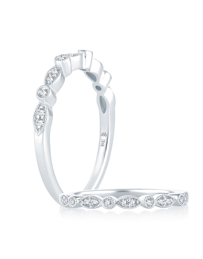 Halo Diamond Semi Mount Engagement Ring