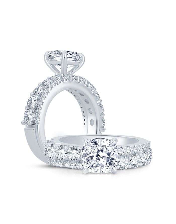 Classic Diamond Semi Mount Engagement Ring