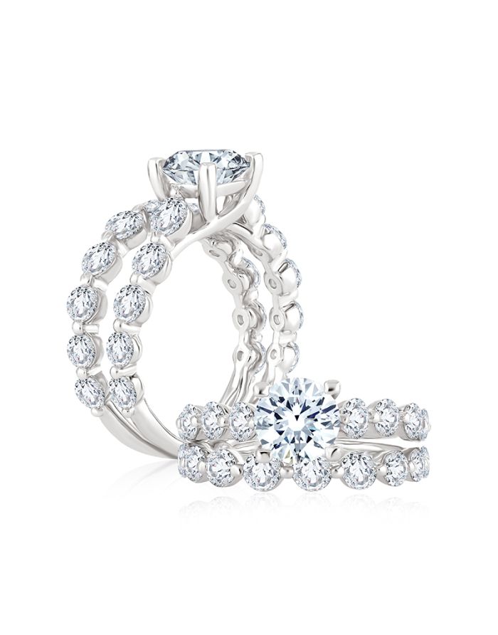 Classic Diamond Semi Mount Engagement Ring
