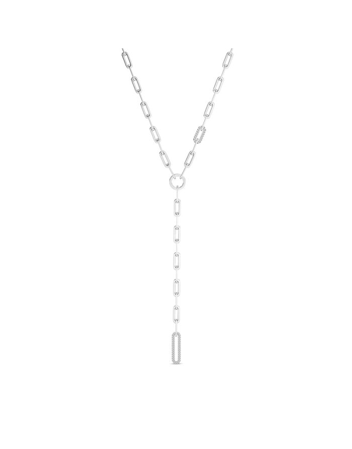 Paperclip Diamond Necklace