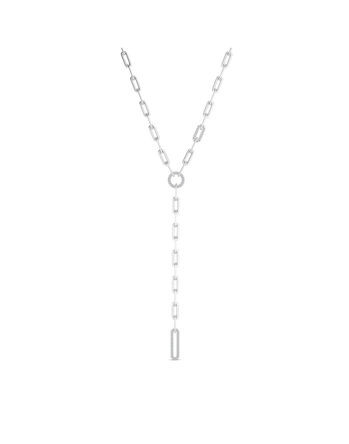 Paperclip Diamond Necklace