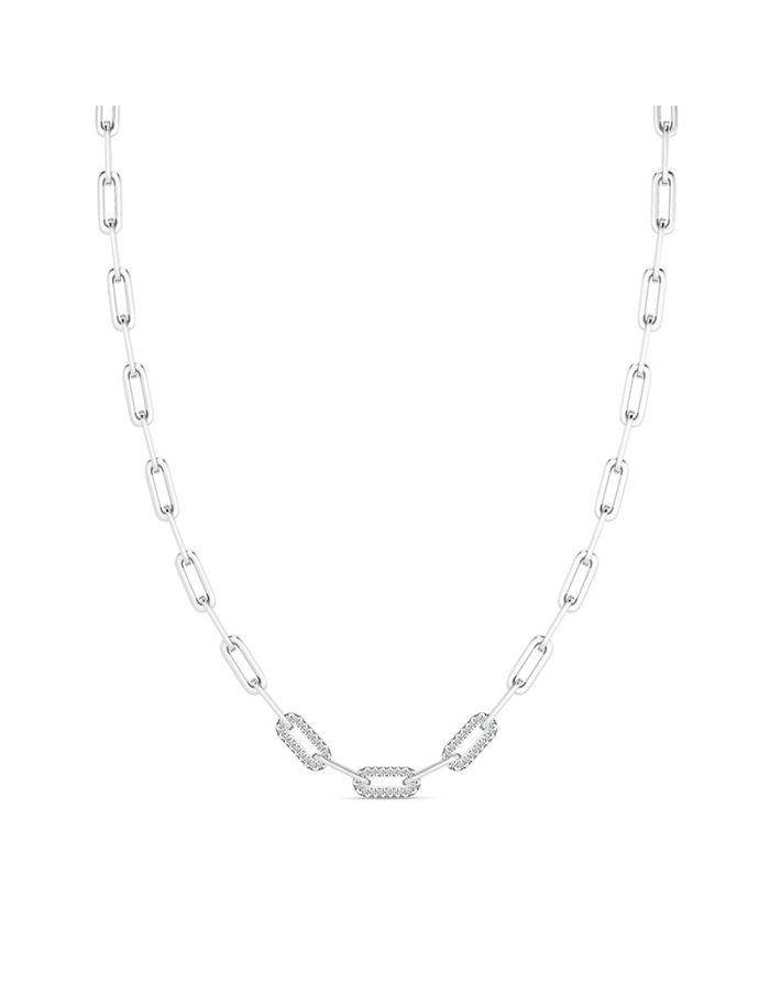 Paperclip Diamond Necklace