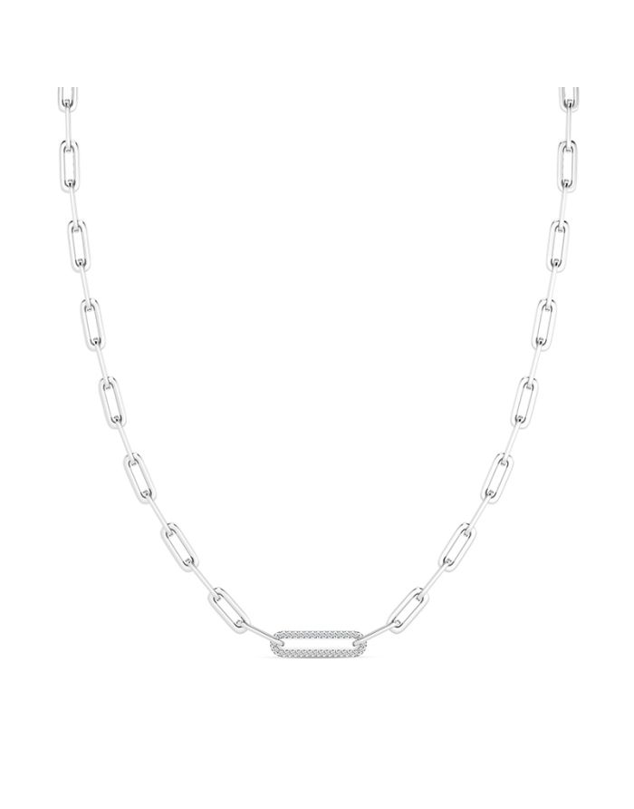 Paperclip Diamond Necklace