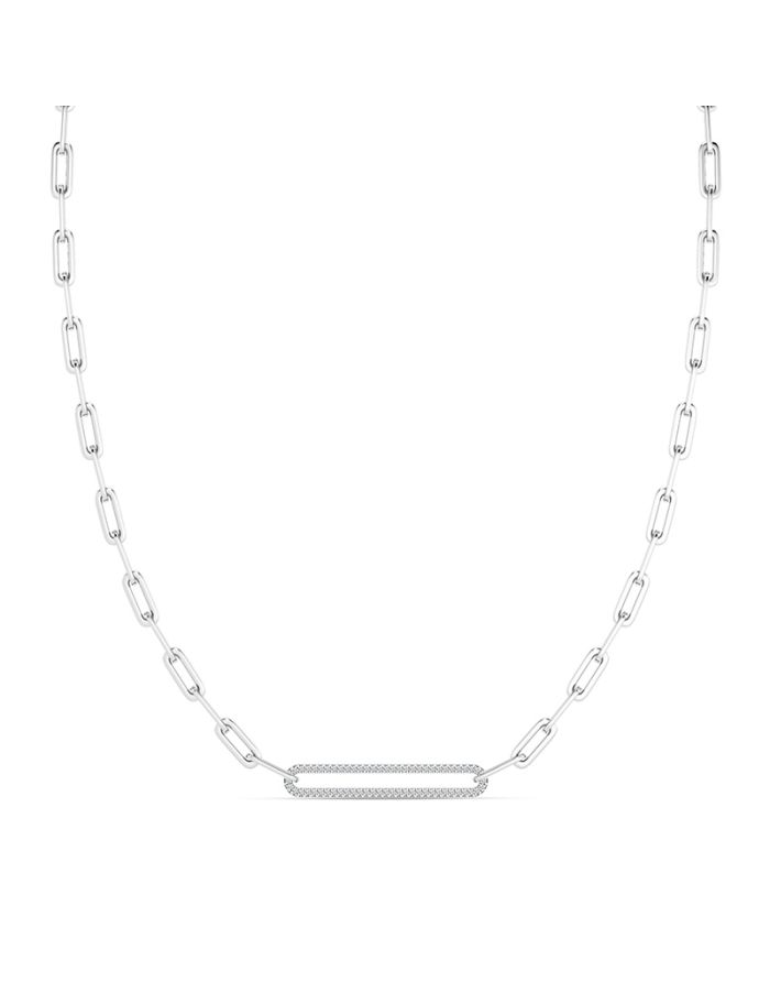Paperclip Diamond Necklace