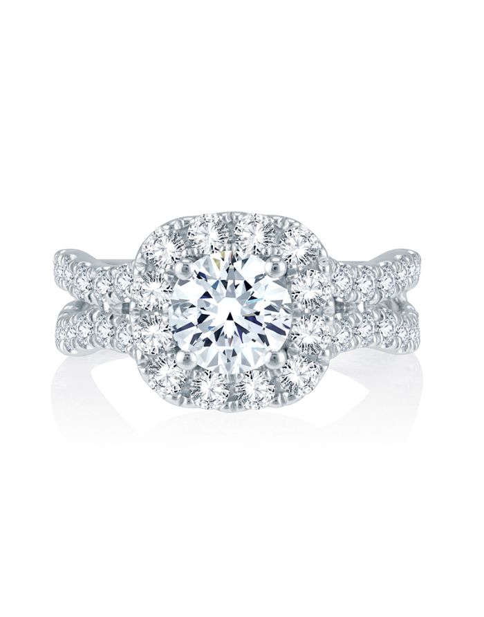 Royale Diamond Semi Mount Engagement Ring