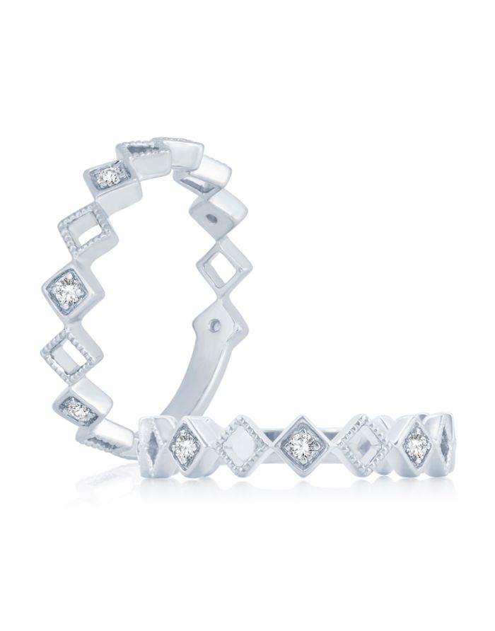 Diamond Stackable Band