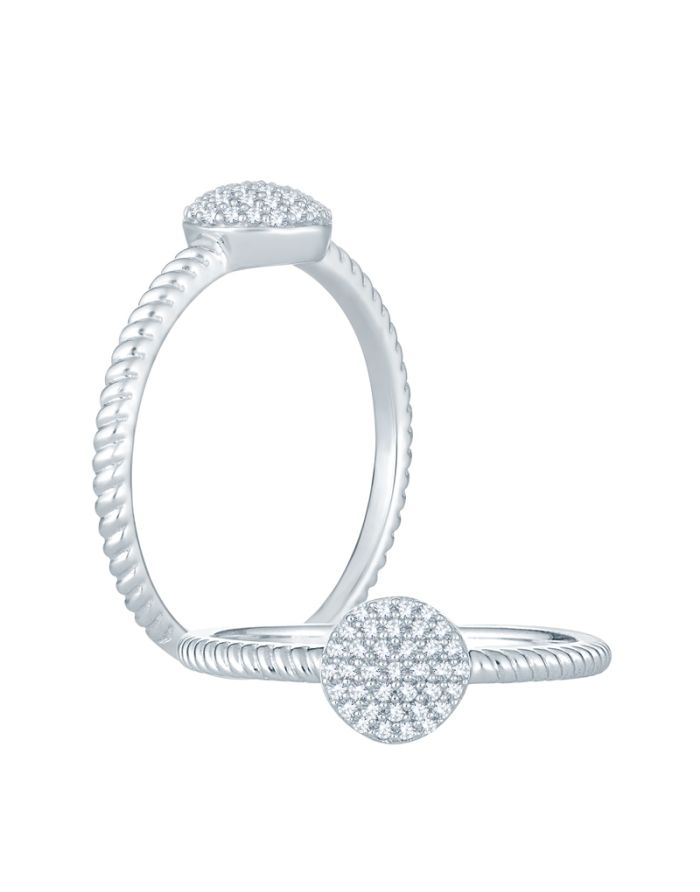 Diamond Stackable Band