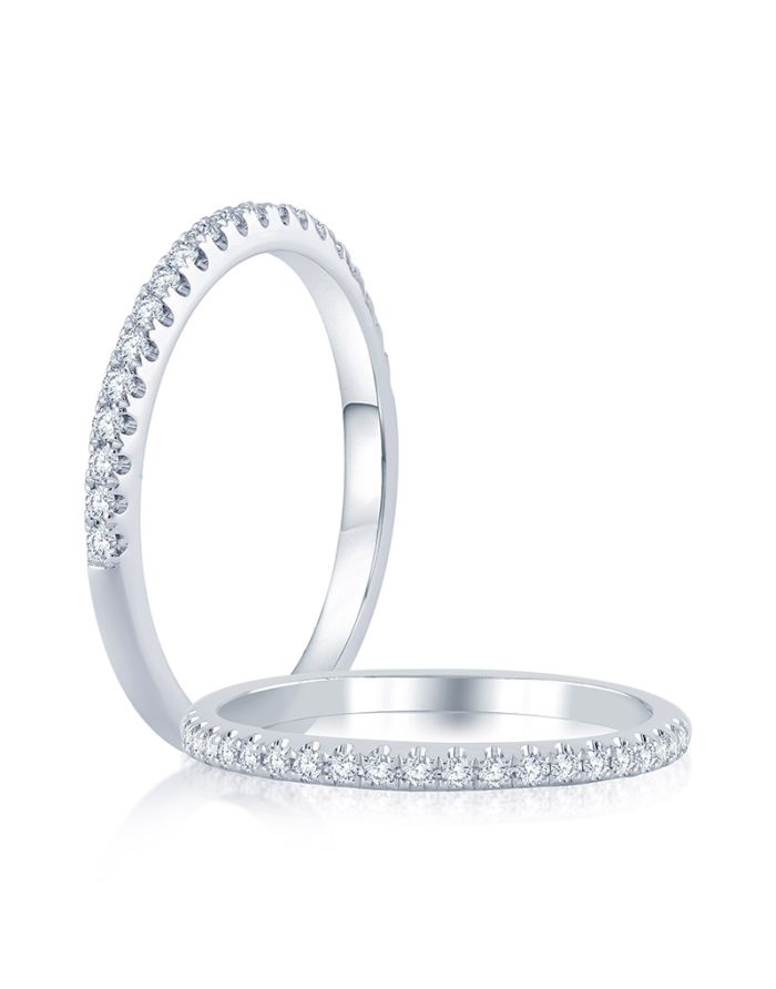 Classic Prong Diamond Wedding Band